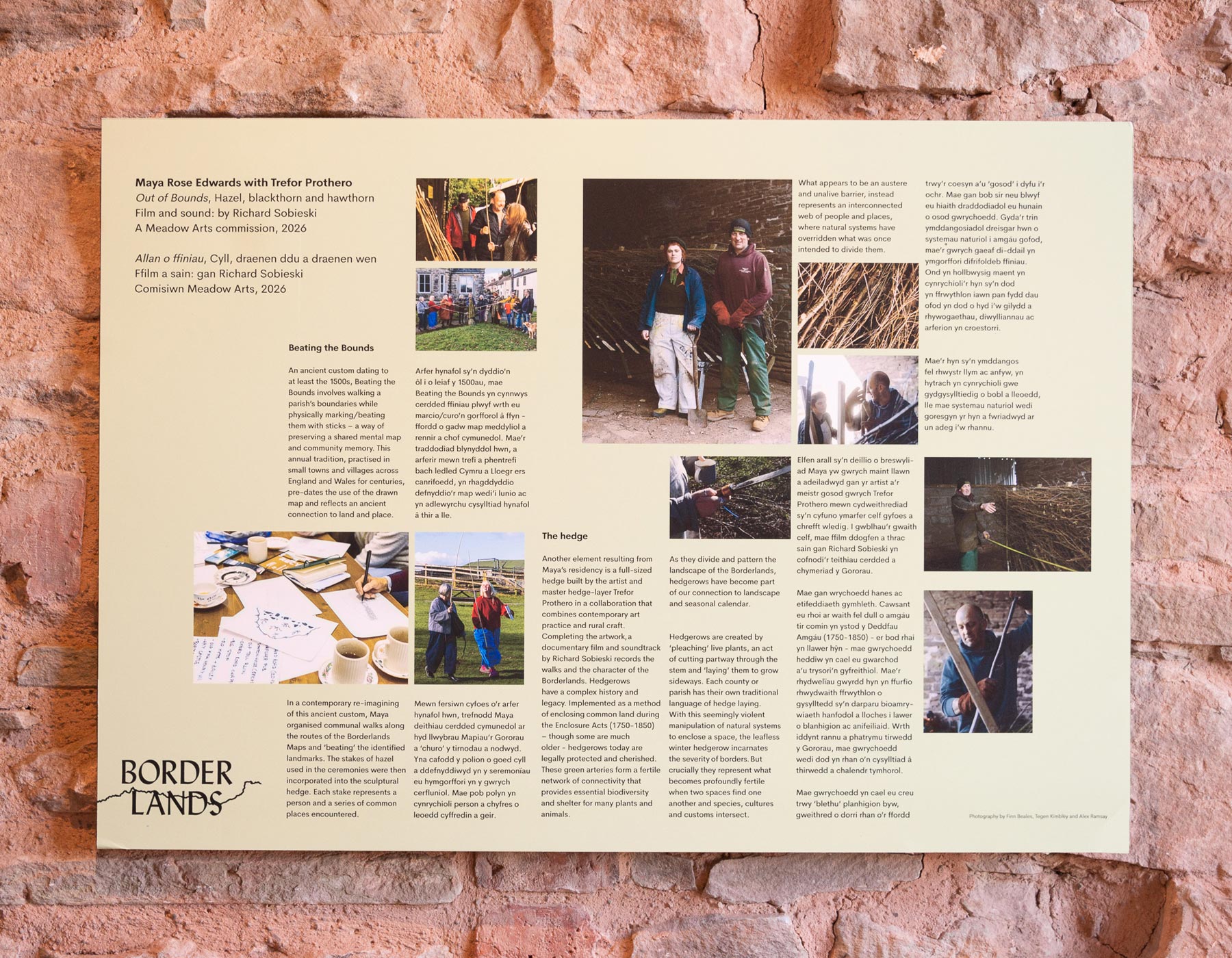 BorderLands exhibition design by Joby Barnard for Colour Format