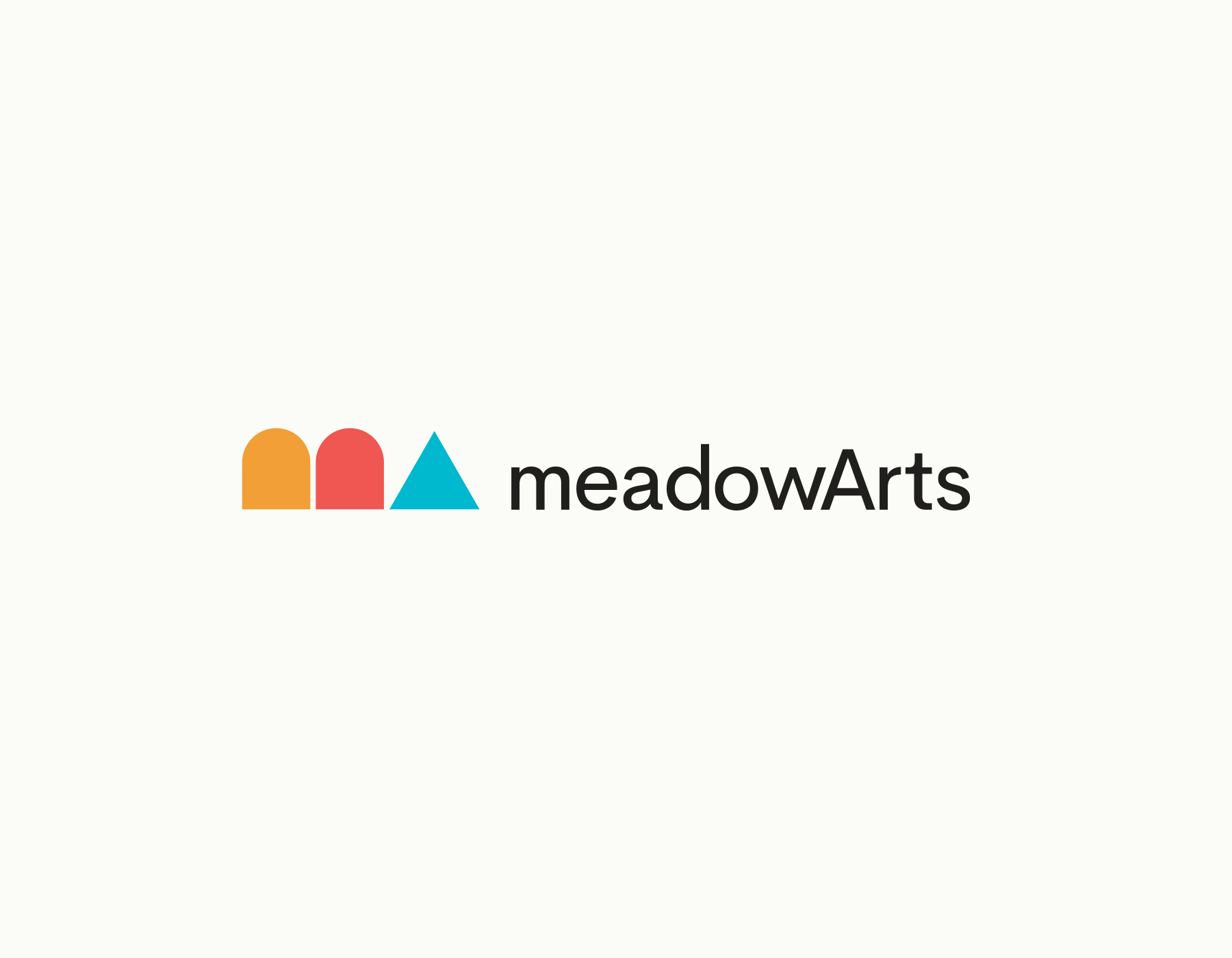 Meadow Arts identity by Colour Format